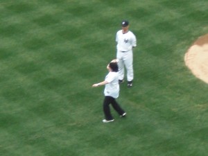Sonia Sotomayor Ceremonial First Pitch